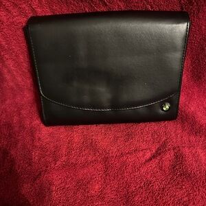 BMW Black Leather Manual Case with Logo